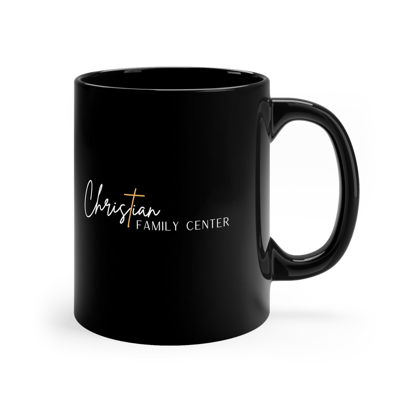 Christian Family Center 11oz Black Mug