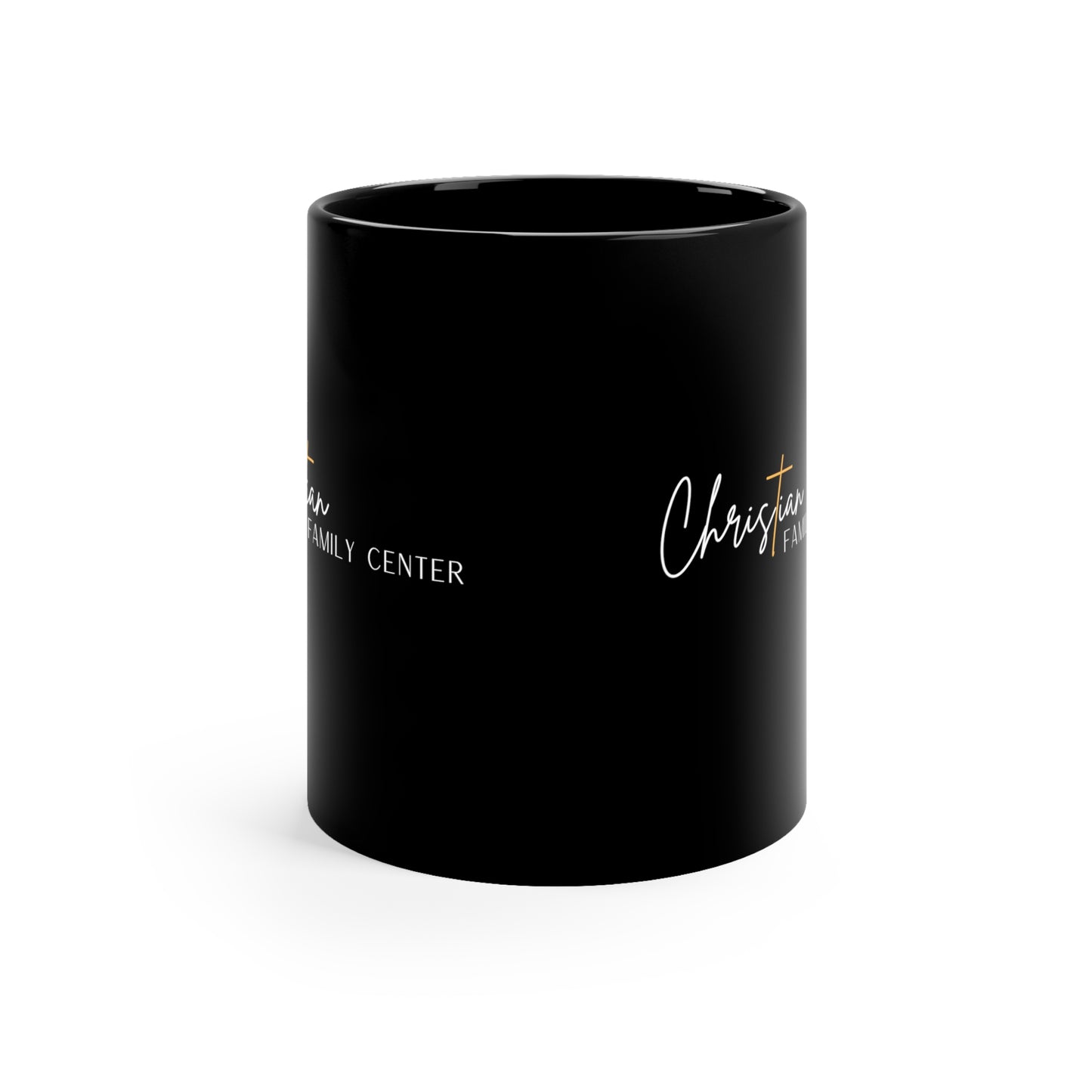 Christian Family Center 11oz Black Mug