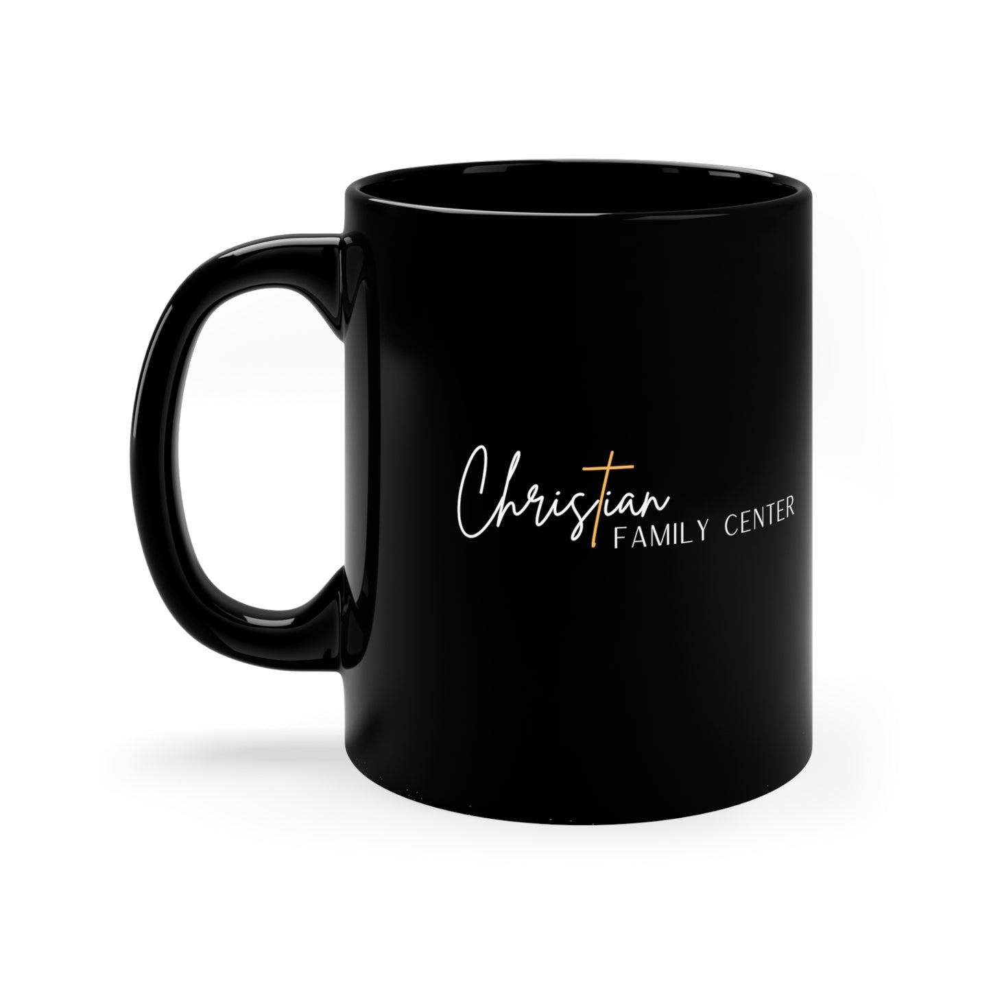 Christian Family Center 11oz Black Mug