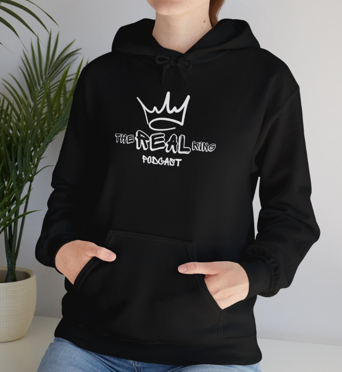 The Real King Crown-Back Hoodie